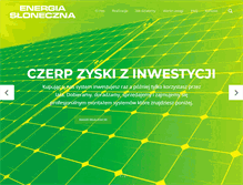 Tablet Screenshot of energiasloneczna.com
